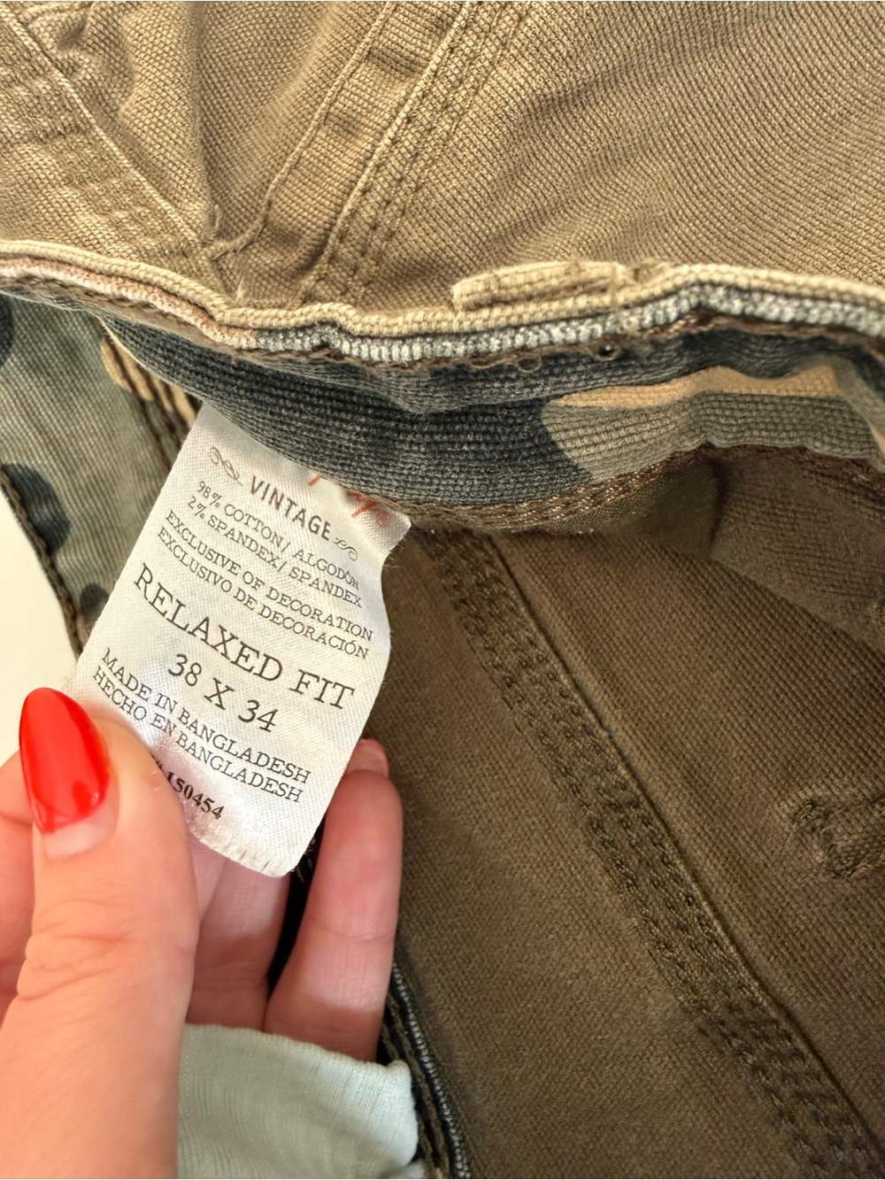 Weatherproof Vintage Flex Utility Canvas Pant 38x34 - Picture 11 of 11